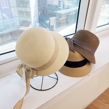 밀짚모자 여름 예쁜 여행모자 바캉스 리본 시원한 챙모자