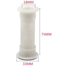 보트용 플라스틱 배수관 3/4 인치 스루 선체 화이트 최대 2 1/2 1-1/4 오프닝, 1개