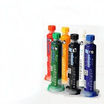 메카닉 10ml 그린/레드 6 색 UV 경화 솔더 마스크 잉크 PCB BGA 회로 기판 절연 보호 솔더링 페이스트 플럭스 오일, 파란