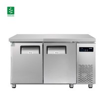그랜드우성 업소용 테이블 냉장고 냉동고 1200 CWSM-120RFT, 1200 냉장1/냉동1 내부스텐, 우측 디지털 CWSM-120RFT
