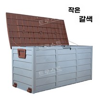 농기구보관함 창고 야외 조립식 농막 간이 옥상 대형 보관함 정리 정돈, 1개, 갈색 112x48x54 베어링 30KG