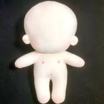 무속성솜인형 키트 솜깅이 15cm 20cm 아이돌인형 얼굴없는 DIY 인형만들기 애착인형, 노멀 바디(자수 있음)