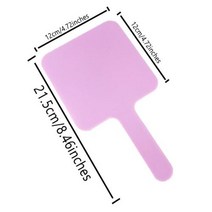 휴대용손거울 도매 메이크업 거울 손 개최 광장 사용자 정의 로고 매일 핑크블랙화이트 작은, style13+10pcs