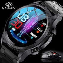 스마트워치 스마트 시계 남성 레이저 고혈압 고혈당 고지혈증 심박수 건강한 스포츠, 메쉬 벨트 블랙