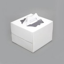 케이크상자 1호(화이트 높이15cm 나비손잡이) 10개