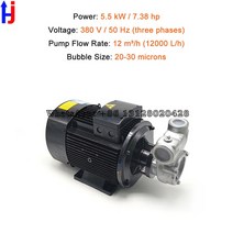 기포발생기나노 마이크로 버블 발생기 가스 액체 혼합 펌프 폐수 처리 공기 에어레이터 민물 물고기 새, 13 5.5KW 380V