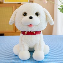 푸들인형 푸들쿠션 인형선물, 화이트, 25cm