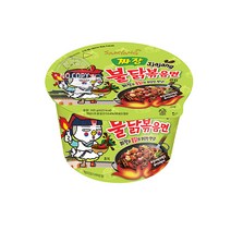 삼양 큰컵 짜장 불닭볶음면 컵라면 105g 결혼식버스 고3 간단한 간식