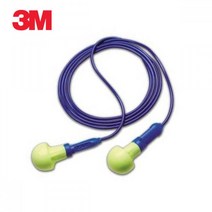3M 끈달린 청력보호 수면 귀마개 소음방지 공부 이어플러그 5개 묶음