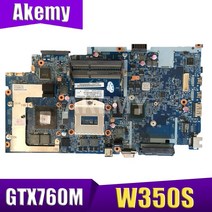 노트북 마더보드 6-71-W35S0-D04 W350S K760C GTX760M HM87 100% 테스트 작업, 한개옵션0