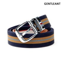 [젠틀안트] 남자 패션 스판 벨트 네이비베이지 CMB-009
