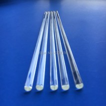 콘크리트 시멘트 믹서기 교반기 날 산업용 붕규산 유리 교반 막대 6x250mm 투명 실험실 스틱 과학 실험용 머들러 교반기, 40 pcs