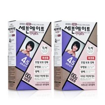 세븐에이트 칼라크림 염모제 60g, 4.5호 금빛 갈색, 4.5호 금빛 갈색 × 2개