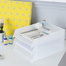 학교 가정통신문 보관 오픈 A4용지보관함 결재 이면지함 진료실 데스크 파일함, BLUE