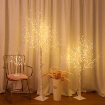 자작나무 트리 120cm LED 크리스마스 소품 인테리어, 단품