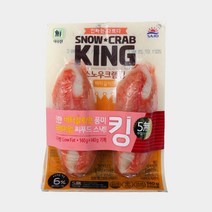 대림선 냉장 버터갈릭맛 스노우크랩 킹 140g, 1개