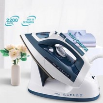 헝겊 다리미 2200w 무선 철 유선 스팀 증기 발생기 천 스탠드394705 L6, CHINA, WHITE394705 L6, AU