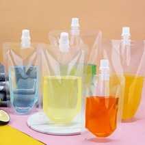 음료 투명 파우 치어팩, 단품