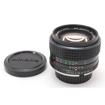 EXC+4 MINOLTA 미놀타 MC ROKKOR PG 50mm f/1.4 전면 캡 후면 캡