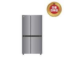 LG전자 디오스 매직스페이스 양문형 냉장고 방문설치, 메탈, S834S32V