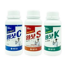 농사친구 원샷 C S K 나노 구리 딸기 고추 오이 흰가루병 탄저병 약 유황 살균 제 친환경 비료 딸기 마늘 양파 영양제 약, 01. 원샷-C 500ml
