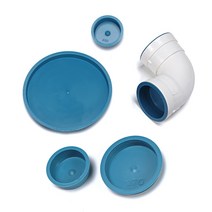 38/40/45/50/55/60/65/70/75/80/85/90/100/105/110/115/120mm 130mm 보어 구멍 PVC 플라스틱 방진 파이프 튜브 커버 엔드 캡 플매트, 35 5Pcs GD 115mm