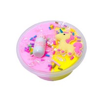 DIY 핸드 모델링 점토 퍼티 점액 놀이 반죽 자기 Plasticine Squishy 완구 어린이 다채로운 유니콘 방지 스트레스 장난감, [03] 60ML Yellow