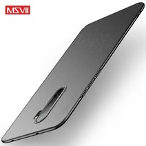 Redmi Note7 Note8 프로 케이스 MSVII 하드 Xiaomi Note 8 Pro 커버 매트 참고 7, Matte Black, 블랙