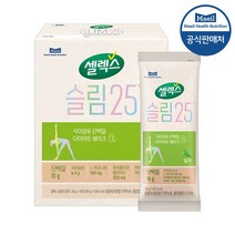 셀렉스 체중조절식 식이섬유 단백질 다이어트 쉐이크 슬림 25 말차 1박스 36g 10포, 단품옵션