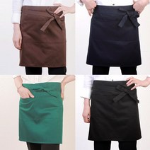 하프 랩 허리앞치마 바리스타 카페 쉐프 앞치마H/N: TDHDEAL25 +H7, 향기나무 브라운, 향기나무 본상품선택