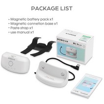 VR게임 BOBOVR-B2 Dock 5200mAh 배터리 팩 오큘러스 퀘스트 프로 PICO4 VR 용 향상된 3 시간 재생 엘리, 한개옵션1, 01 set 1