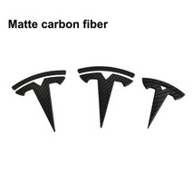 사이드월 라운지쉘터 레이어닝 카라반자동차 전면 후면 엠블럼 스티어링 휠 스티커 장식 테슬라 모델 3 Y, 10 Model Y 3pcs