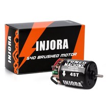 INJORA-540 브러시 모터 방수 13T 21T 35T 45T 55T 80T 110 RC 자동차 크롤러 Axial SCX10 AXI03007 90046 Redcat Gen8, [04] 540 Motor 45T