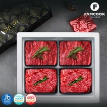 [냉장]완주한우 1+등급 정육3호 선물세트(국거리 불고기) 1.6kg, 단품