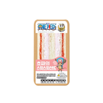 원피스 쵸파의 스윗스윗샌드 띠부씰스티커포함 샌드위치 109g, 3개
