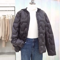 ab.f.z sh06 오리털 니트후드 경량패딩 AFW4HD33K