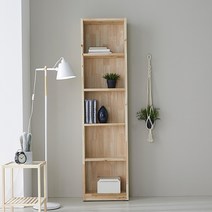 블리스데코 레브 삼나무 원목 5단 500 책장 DLA096_C
