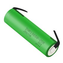 1-10pcs 25r 18650 리튬 충전식 배터리 inr18650 25r m 3.7v 고 방전 20a 전원 bateria 용접 니켈, 협력사, 1개