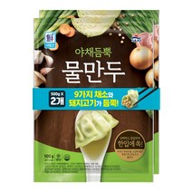 대림 야채듬뿍 물만두 500g+500g, 2개, 500g