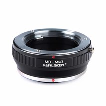 K&F MD-M4/3 Minolta MD 렌즈를 마이크로포서드 (M4/3) 마운트 카메라에 사용하는 렌즈변환 어댑터