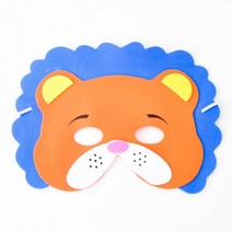 스폰지가면 마스크 스펀지동물가면(사자) 동물, 상세페이지 참조