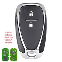 자동차 원격시동 경보기 스마트폰 매직카 키장착 이지카 스마트 오토바이 Okey 리모컨 없음 315/434Mhz 쉐보레 Camaro Cruze Malibu 2016-2020 불꽃 적, 4 경황 승용차, Hyq4aa 315mhz