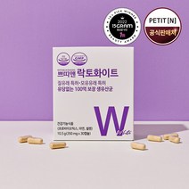 쁘띠앤 락토화이트 질 유래 특허 100억 유산균 유당프리 캡슐, 1개, 350mgx30캡슐(10.5g), 10.5g