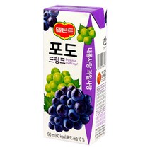 주)팡팡마트 델몬트 포도 드링크, 64팩, 190ml