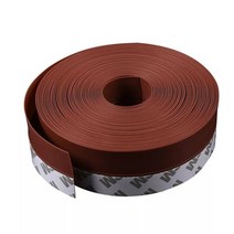 샤워부스물막이 도어 하단 씰 스트립 날씨 창 고무 웨더스트립 바람막이 먼지 자체 접착 앞 유리 씰링 테이프, 04 Brown_03 45mm_04 5M