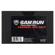 이지몰 6AM Run (6AM 런) Vitamin Kup Coffee 캐러멜 바다 소금 1회 제공량 12컵 120g(4.23oz) No.46552, 캐러멜 씨솔트
