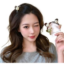 [다이나몰] 2+2 하트 포인트 파스텔 미니 집게핀 4개세트