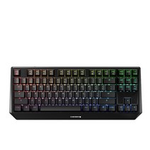 CHERRY MX BOARD 1.0 TKL RGB 텐키리스 기계식 키보드 청축 G80-3814, 블랙