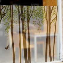 안개시트 칼라_Dense forest_C02_W120xH180cm