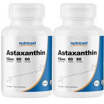 뉴트리코스트 아스타잔틴 12mg 소프트젤, 60개입, 2개